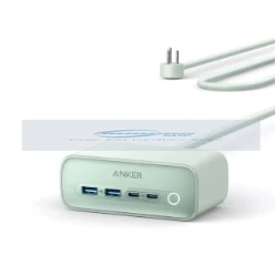 Anker Phantom Black USB C Desktop Charger Station 7-in-1 Portable Travel Outdoor Power Strip Box