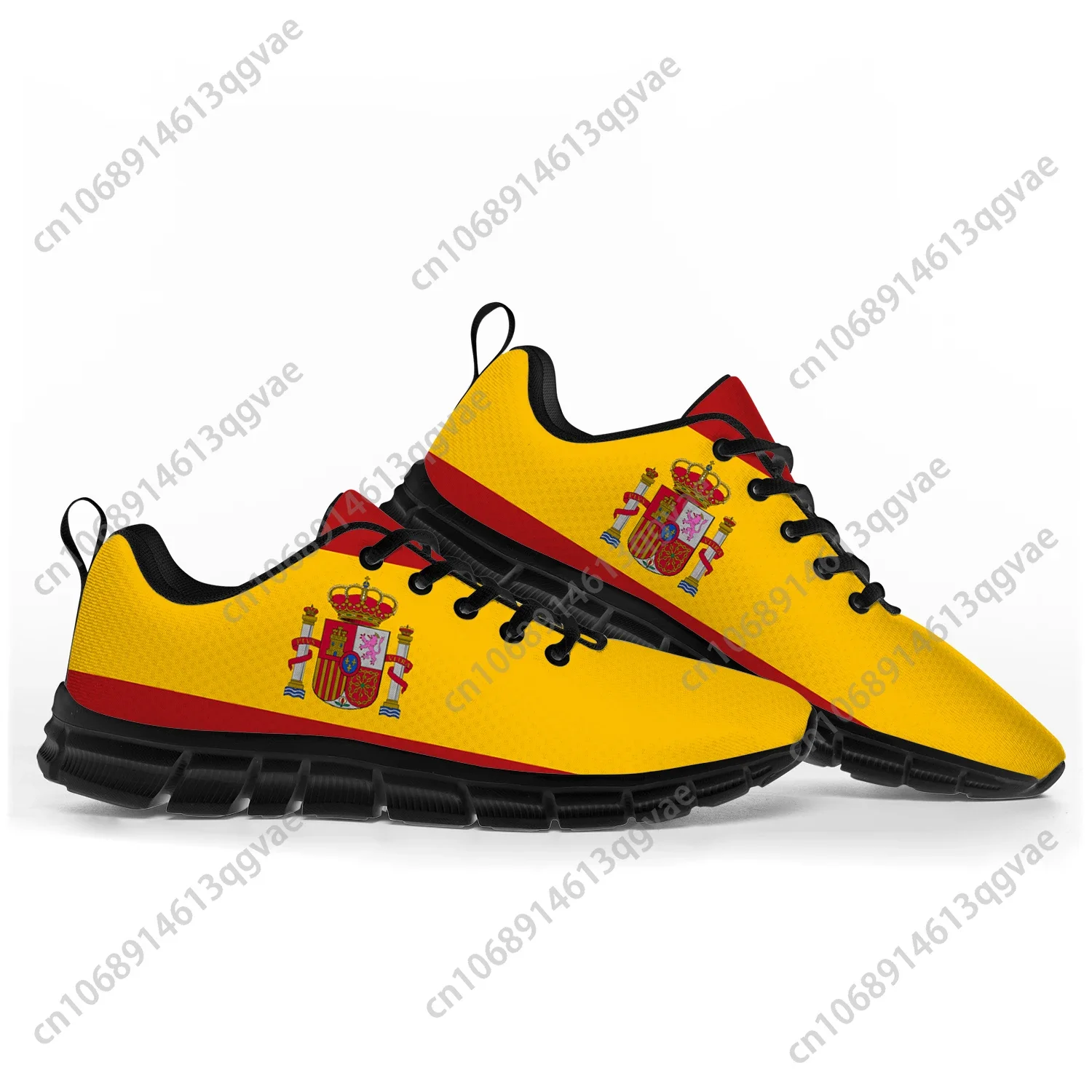 

Spanish Flag Sports Shoes Mens Womens Teenager Kids Children Sneakers Spain Casual Custom High Quality Couple Shoes