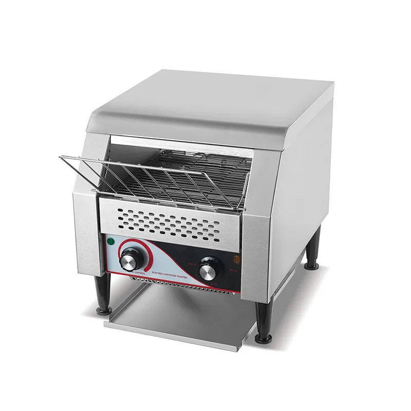 Professional Stainless Steel Toaster Manufacturer Bread / Bun / Burger Commercial Electric Conveyor Toasters