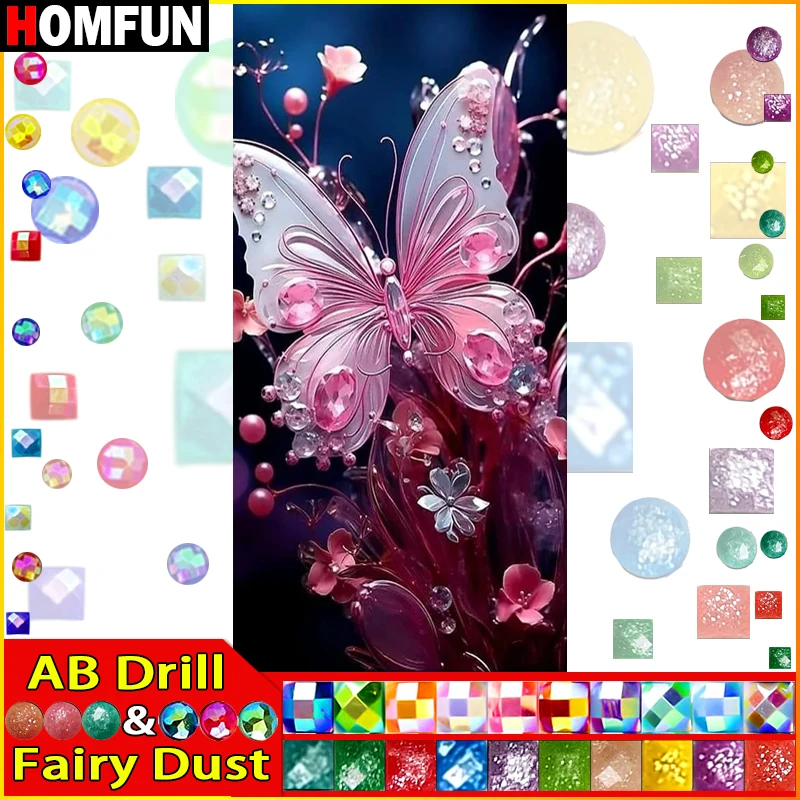 HOMFUN Fairy Dust AB Full Diamond Embroidery 