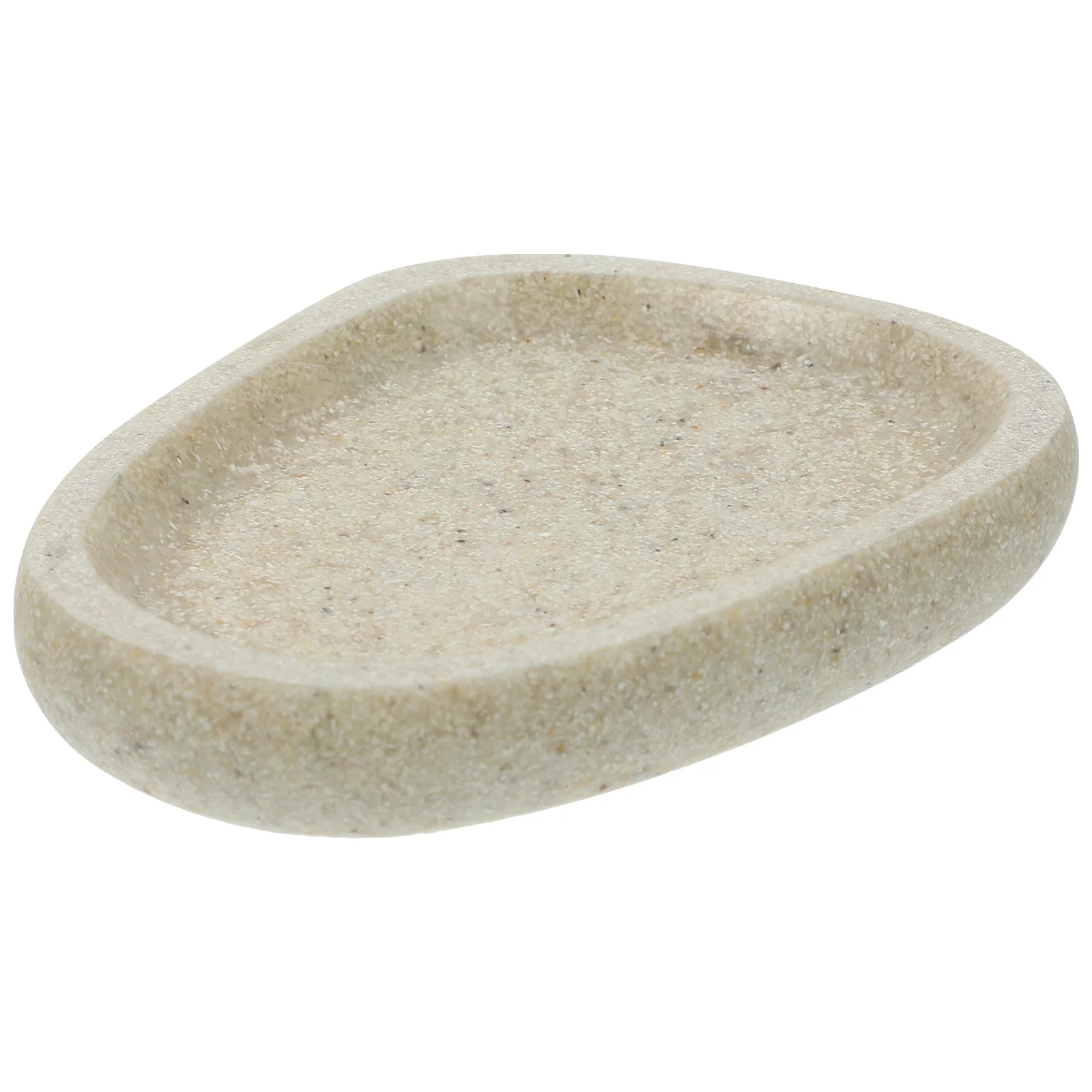 

Stone Tray Holder For Bathroom Kitchen Wear-Resistant Multi-Function Simple Design Household Bar Soap Dish Reusable