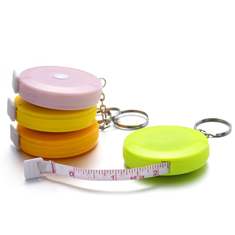 

Mini Tape Measure High Precision Portable Design Accurate Tool Measuring Bust Waist Height Durable Plastic Metal Clear Scale