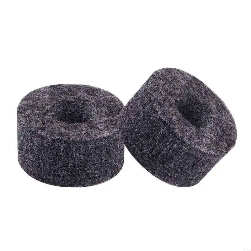 G88A 15mm Thick Felt Washers and Plastic Long Flanged Cymbal Sleeves Pack of 10