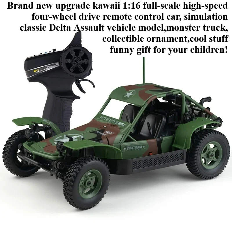 

Cool Stuff Toy Car Funny Gift-high-speed 4WD Rc Truck,1:16 Remote Control Car Model,Off-road Rc Cars,Monster Truck,Toys for Kids