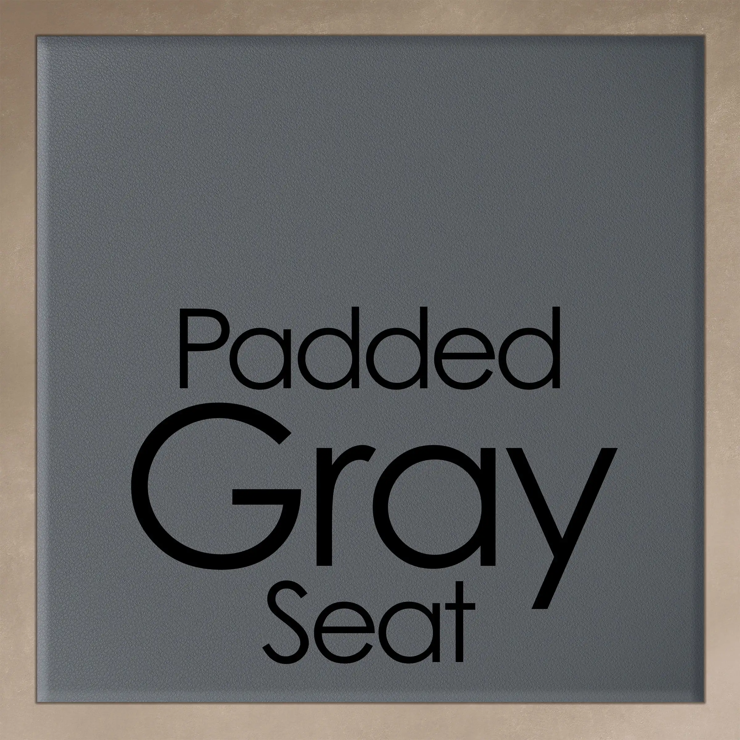 Home Backless Folding Stool, cinza, 18 ", 225lb Capacidade