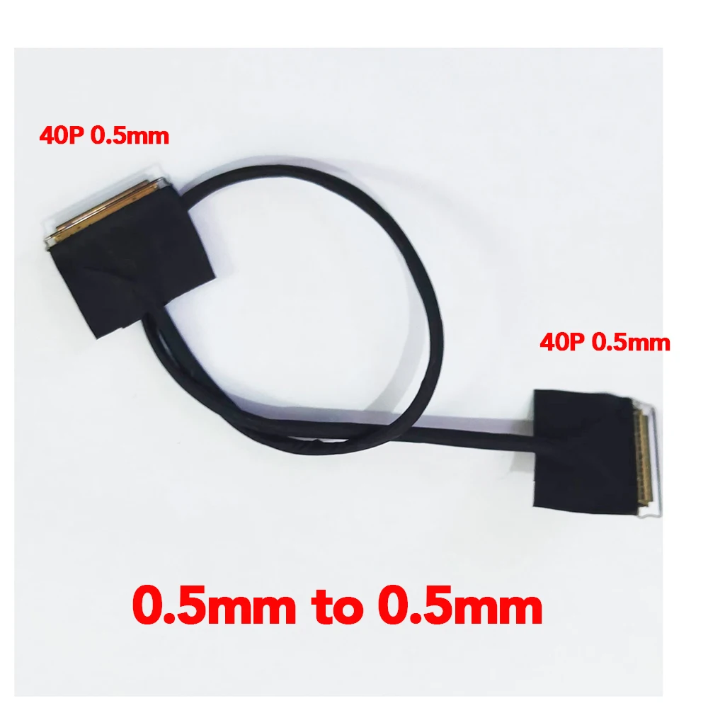 0.5mm 0.4mm podwójny kabel koncentryczny 4K przenośna płyta główna EDP kabel ekranu I-PEX 20454 40Pin lub LCD Panel modyfikować