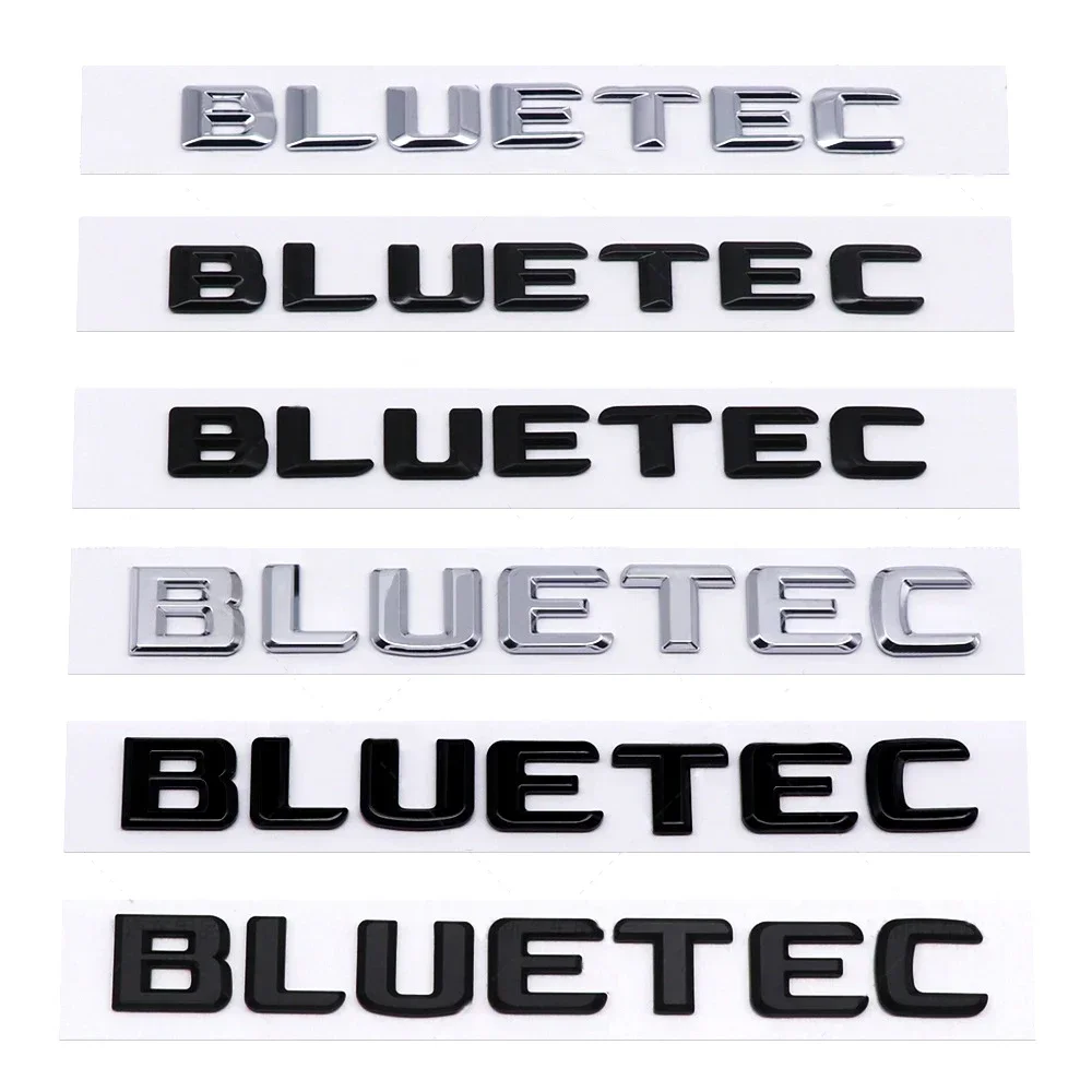 

Car Whole Body Trunk Emblem Sticker BLUETEC Logo for Mercedes Benz W210 W211 W212 W124 G500 C200 E320 CLA CLK CLS ML