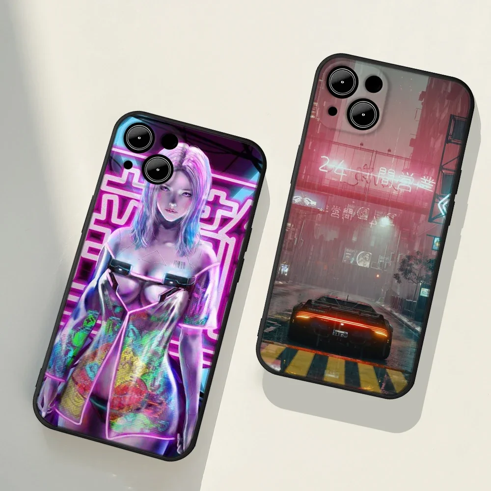 Cyberpunk Style Phone Case For iPhone 15 14 13 11 12 Pro XS MAX Mini  Plus X 2020 XR 13 Pro Phone Covers iphone xr case cool