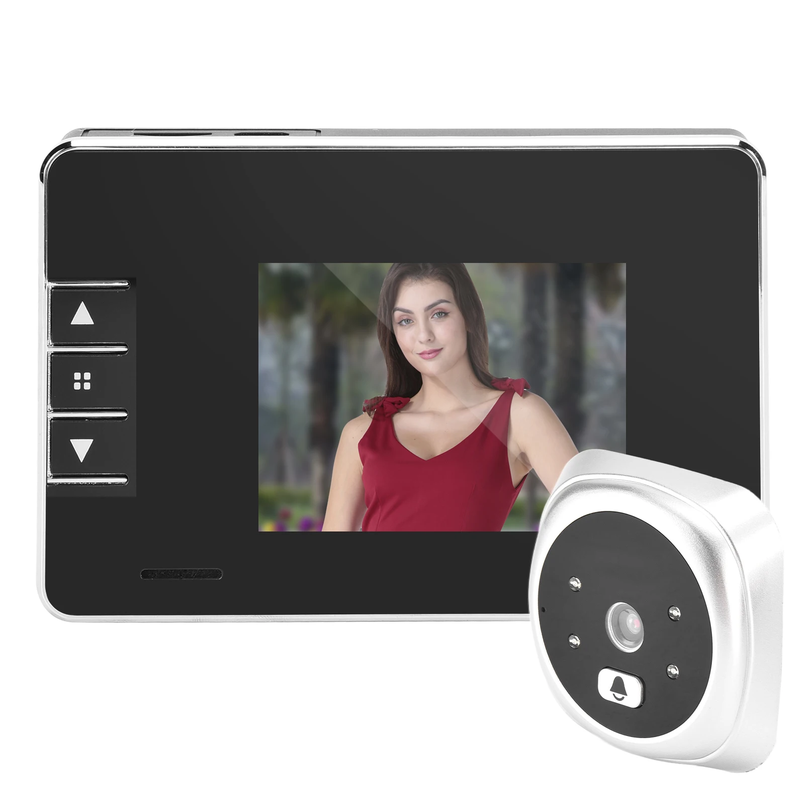 

Night Vision Doorbell Smart Video Doorbell 2.7in TFT LCD Screen 120° Wide Angle Infrared Night Vision Camera for Home Security