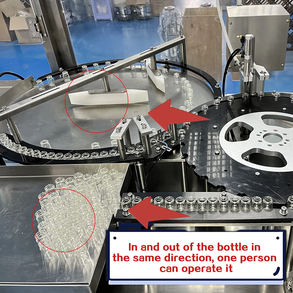 Tappatrice per riempimento fiale completamente automatica ad alta velocità |   1-10 ml di liquidi/polvere personalizzabili