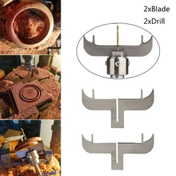 4PCS Wood Cutter Bracelet Milling Cutter Router Bit Woodworking Beads Drill Tool For Making Napkin Rings And Jewellery