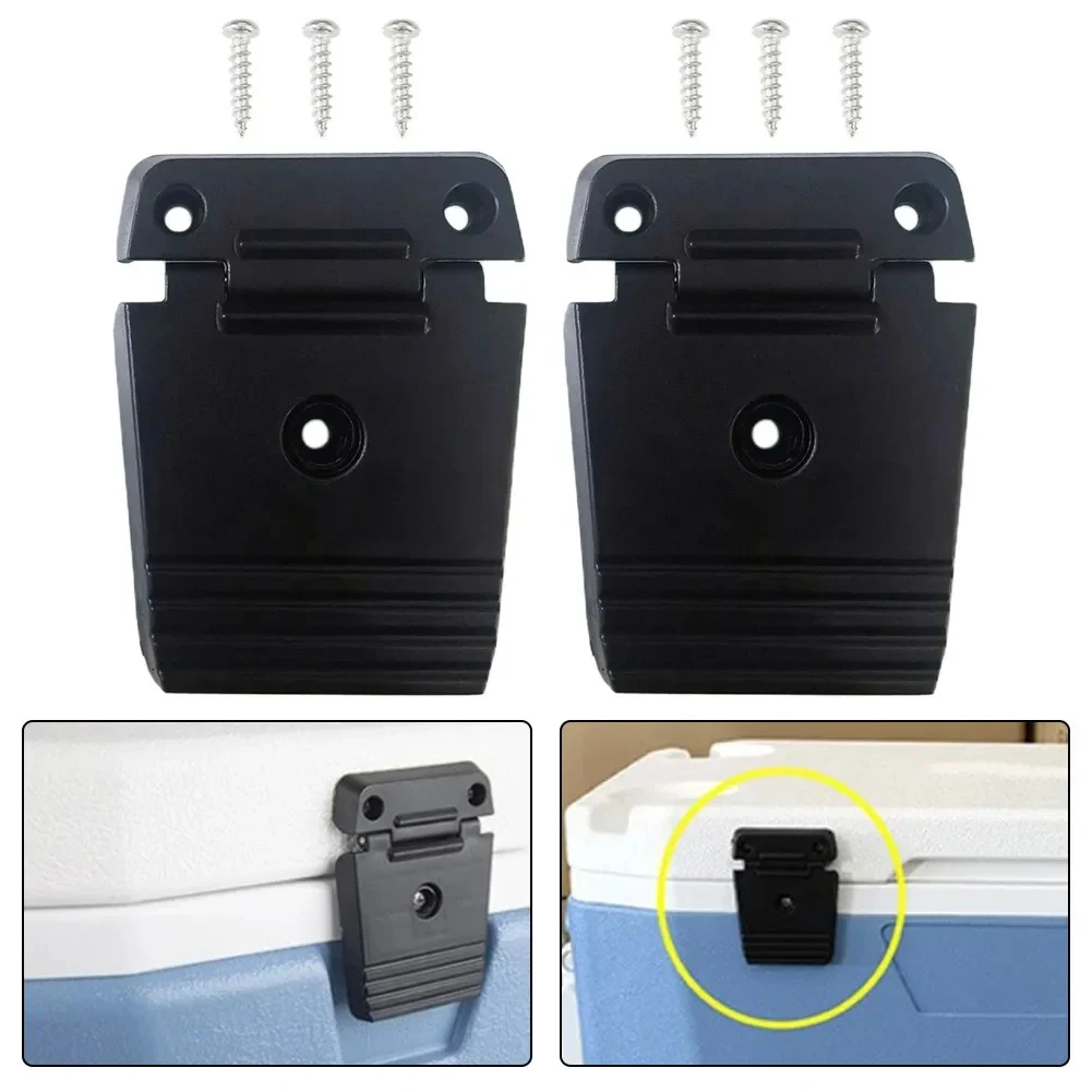 2pc Cooler Replacement Latch Plastic Front Button Buckle Incubator Switch Simple Press Button Closure