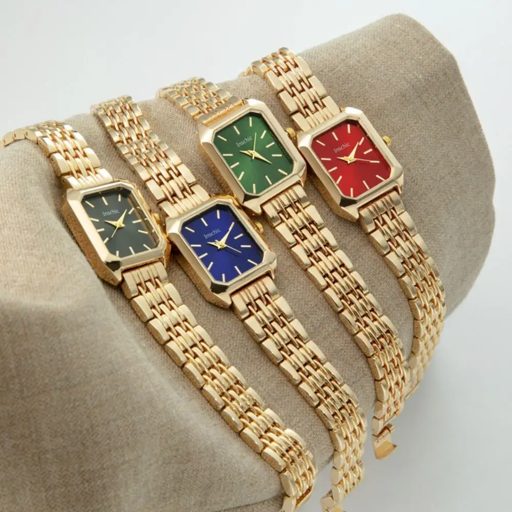 Hot Stainless Steel Quartz Watches Quartz Folding buckle Women Wristwatch Simple Luxury Gift Strap Watch Women