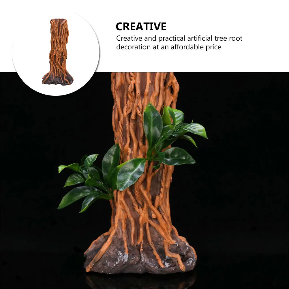 

1Pcs Resin Simulation Driftwood Fish Tank Decor Fish Shelter Aquarium Ornament Habitat Branches Landscape Accessories