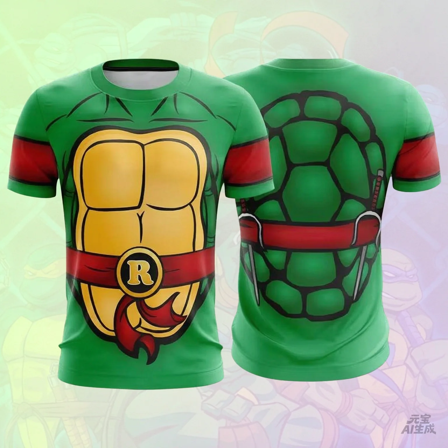 Kids Outdoor Ninja Warrior Course - Bandai Ninja Turtles Boys Tees TMNT