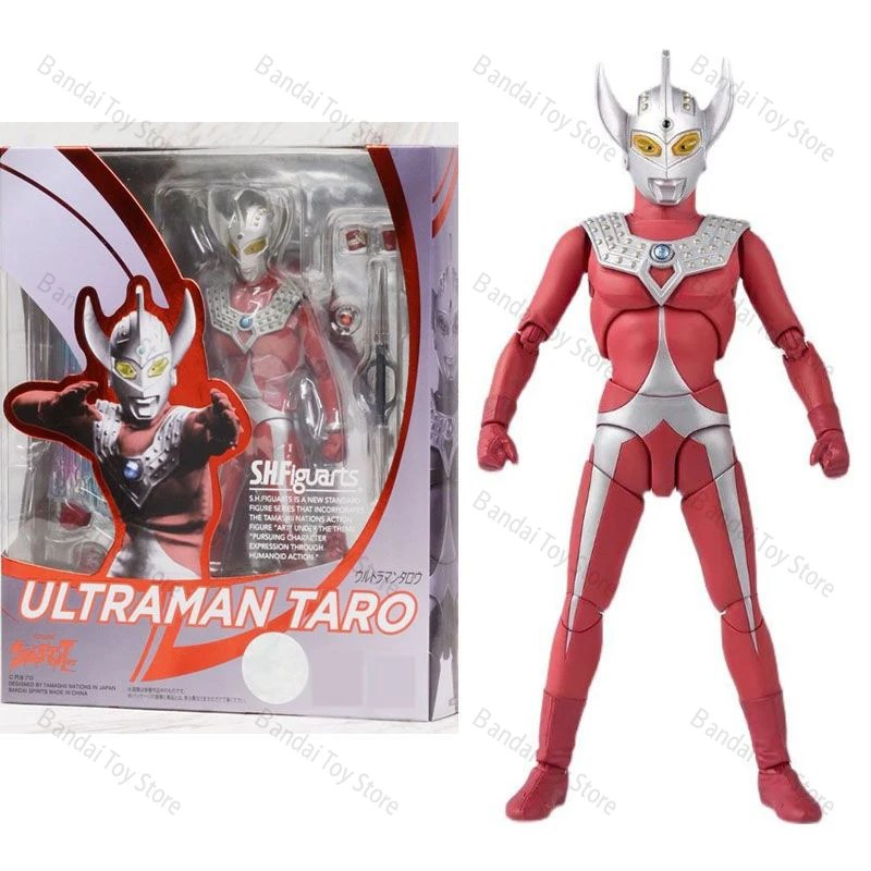 SHF Ultraman TAROU Crown Prince Showa Ultraman Brothers Model Handmade Doll Anime Action Figure Kids Toy Collection Figures Gift