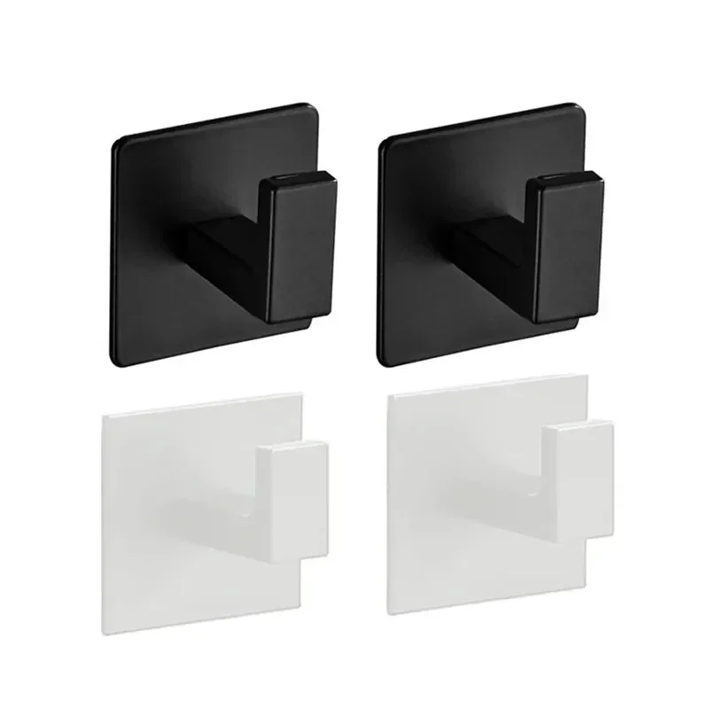 1-4 stücke Starken Klebstoff Wand Haken Aufkleber Hängen Mantel Rack Kleiderbügel Dusche Robe Haken Küche Bad Handtuch haken Halter