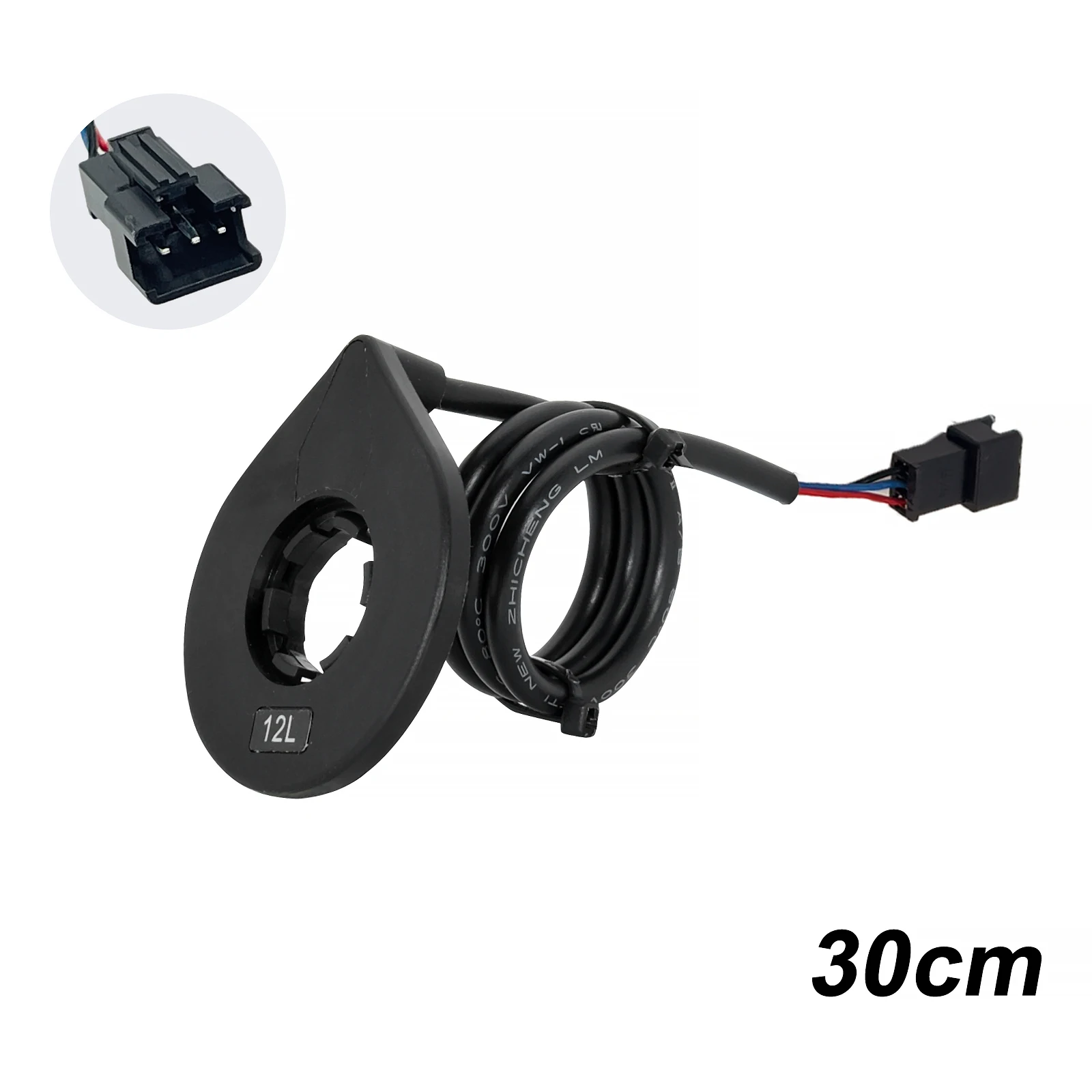 Waterdichte stekker 12-magneet dubbele Hall-sensor - PAS-assist-sensor voor elektrische fietspedalen voor de ombouw van elektrische fietsen
