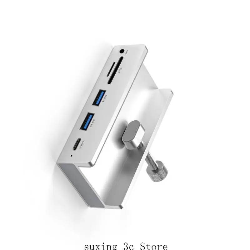 E8BE Aluminium USB3.0 CLIP Docking Station 5Gbps USB Adapter Adaptor Adaptor Transmisi