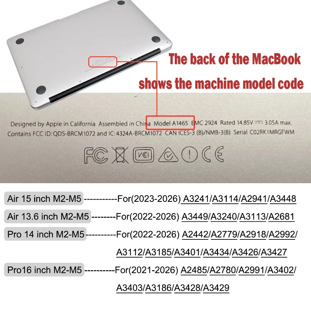 Etui na laptopa 2026 do Macbook Neo Air M4 13 M2 Pro 13 14 A3434, ochronna twarda obudowa do M3 15 Mac Retina A2681, wzór tkany — zdjęcie produktu 4