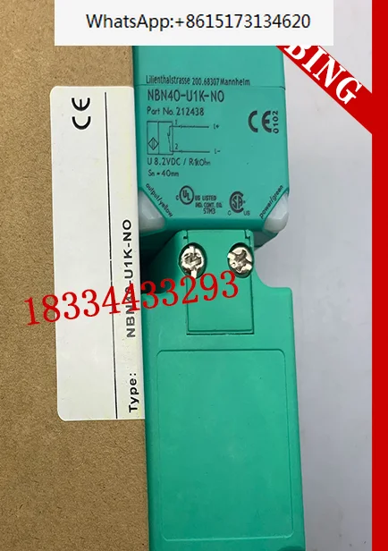 

New Intrinsically Safe Sensor NBN40-U1K-N0/NO 8.2V