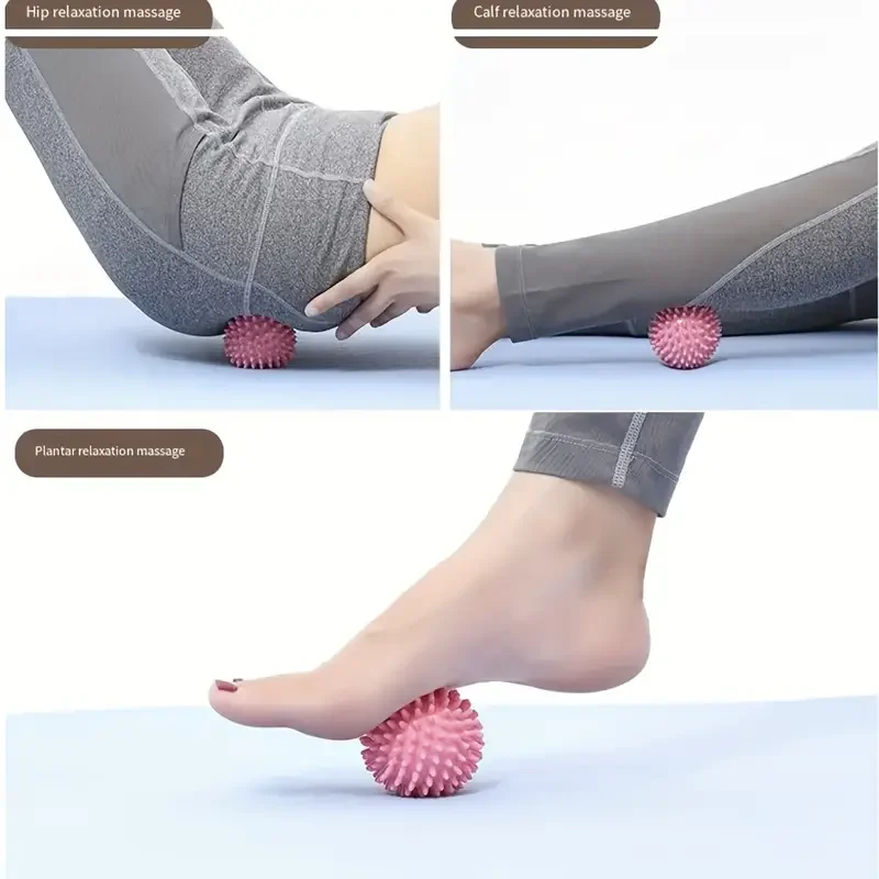 Hedgehog Massage Ball Yoga Fascia Ball Sports Fitness Muscle Relaxation Massage Stick Shoulder Neck Leg Sole Meridian Ball