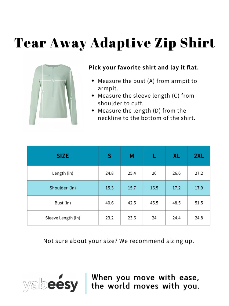 Kemeja Pemulihan Pasca Operasi Wanita Lengan Panjang Ritsleting Depan |   Akses Port Kemo Teratas |   Mastektomi, PICC, Pakaian Kanker Payudara
