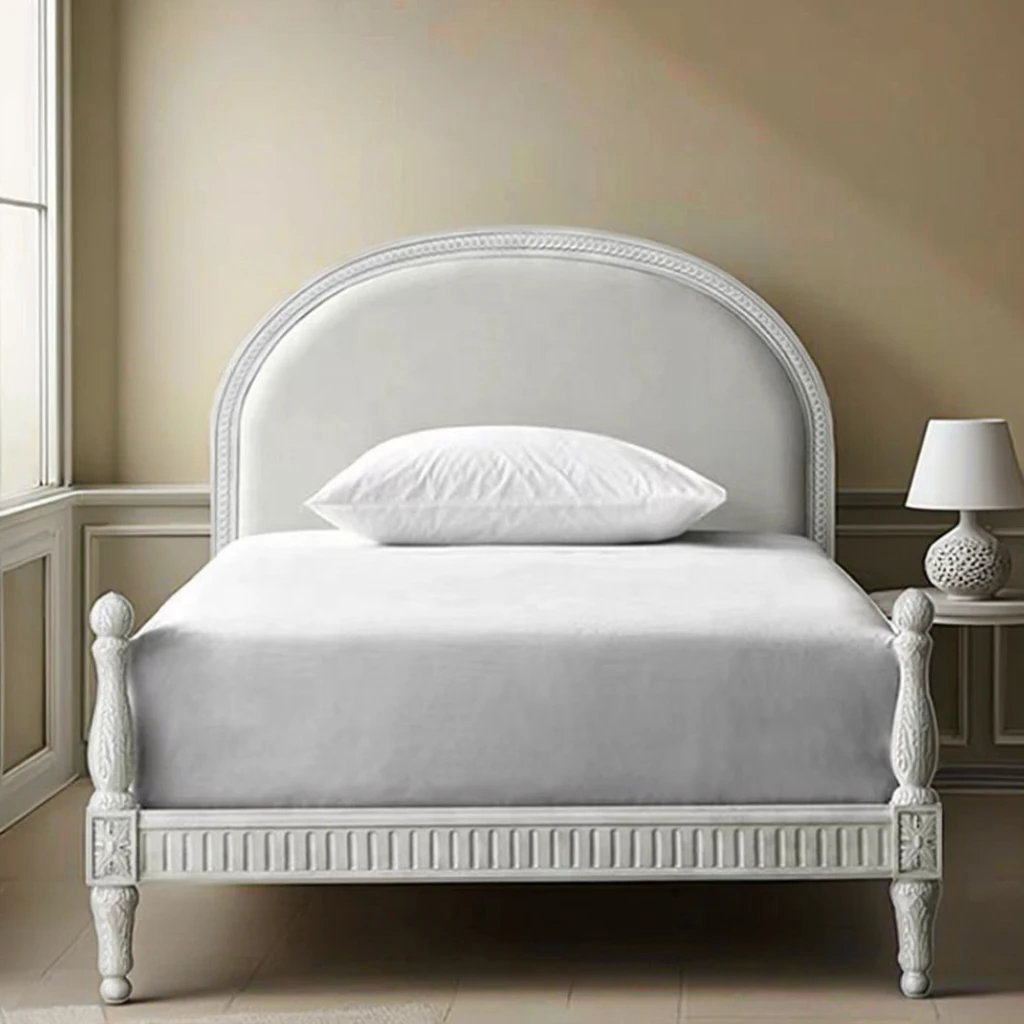 

*For Modern Vintage Single Bed American Style Country Carved Solid Oak Wood Soft Contemporary Design for Children's Bedroom