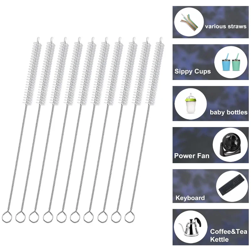

Straw Cleaner Brush for Stainless Reusable Extra Long for Mug Wide Drinking Straw Cleaning Brush for Sippy Cup Water Bottle