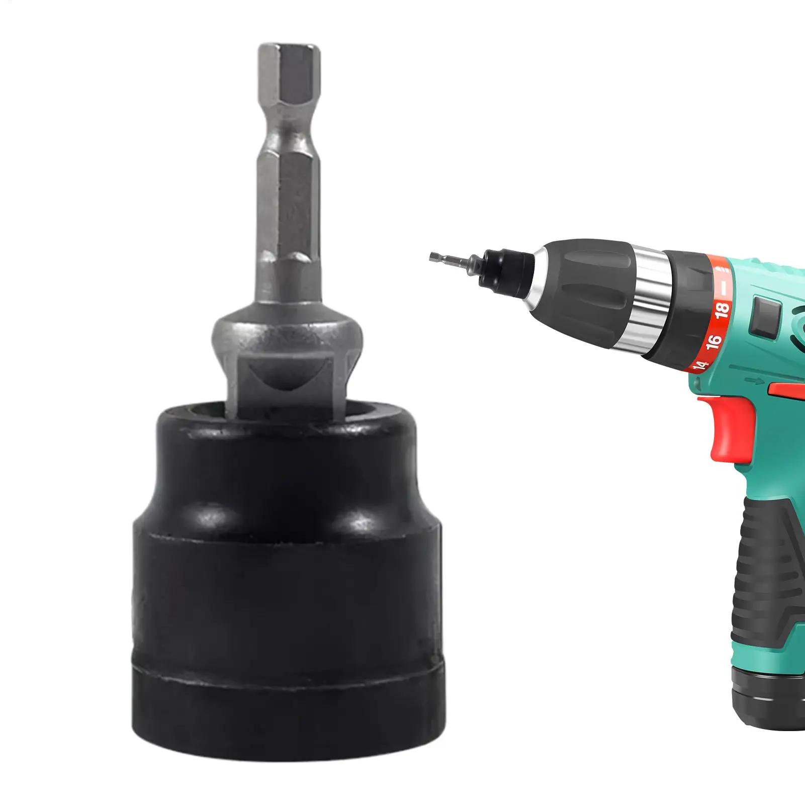 

car Jack socket electric drill socket wrench electric wrench tire removal socket labor-saving quick disassembly jack adapter