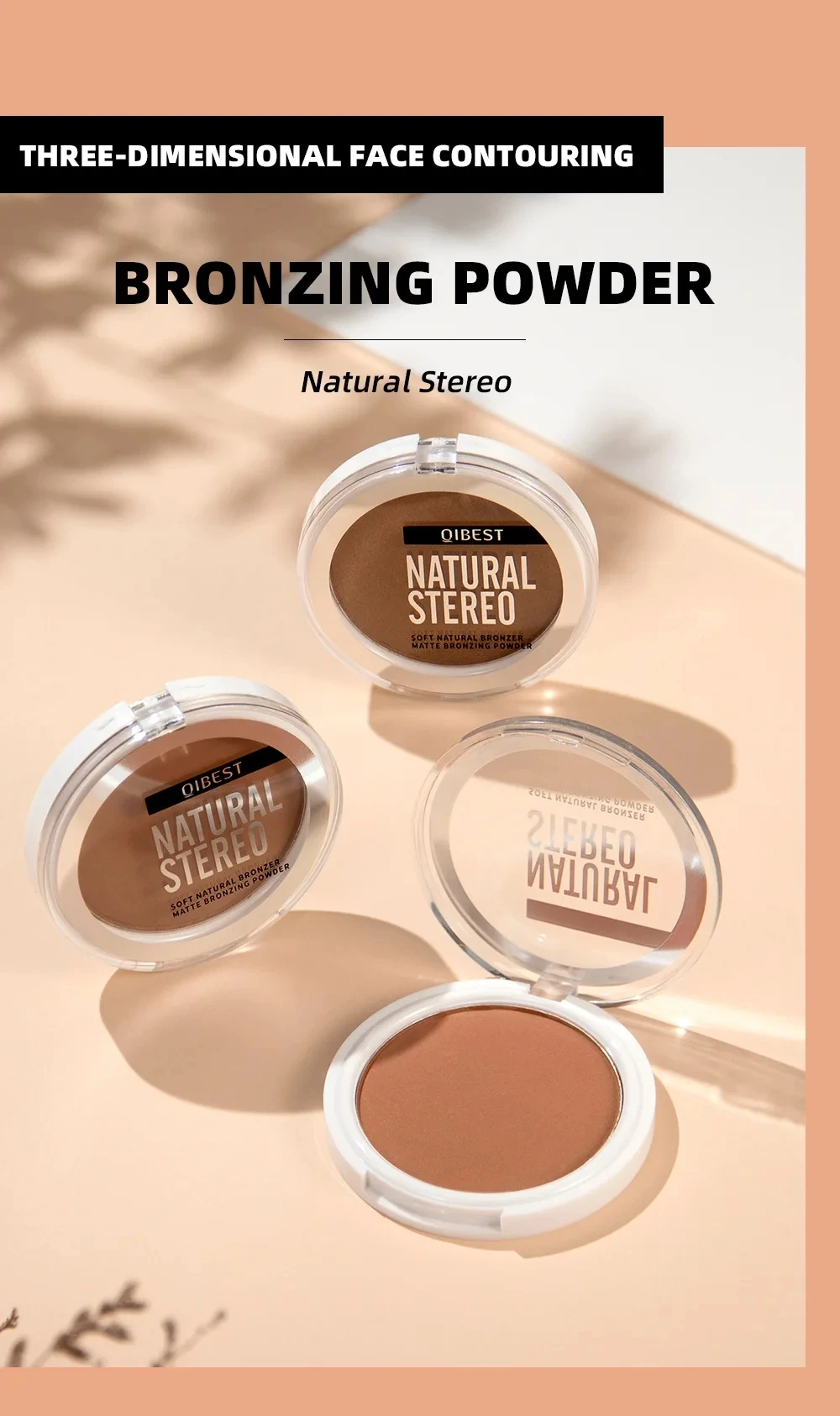 Bloom facelift matte brighten shadow powder face glitter bronze high powder make-up palette lighting make-up cosmetics