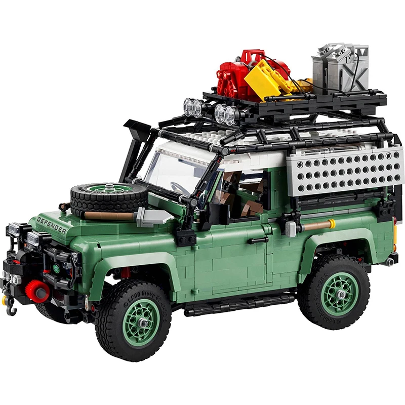 2336 stuks Lands Supercar Rover Off-Road Defender 90 Voertuig Auto Model Bouwstenen Baksteen Speelgoed voor Verjaardagscadeautjes 10317 - afbeelding 2