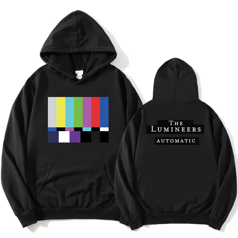 

Автоматическая обложка альбома The Lumineers, толстовка с длинным рукавом, модная флисовая толстовка с капюшоном, женская и мужская одежда, толстовки с графическим принтом