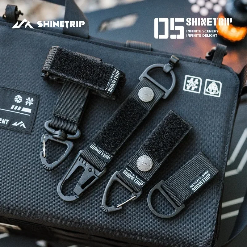 ShineTrip serie 05 accesorios tácticos multifuncionales de gancho y hebilla ganchos multifuncionales hebillas de correas de nailon de imitación