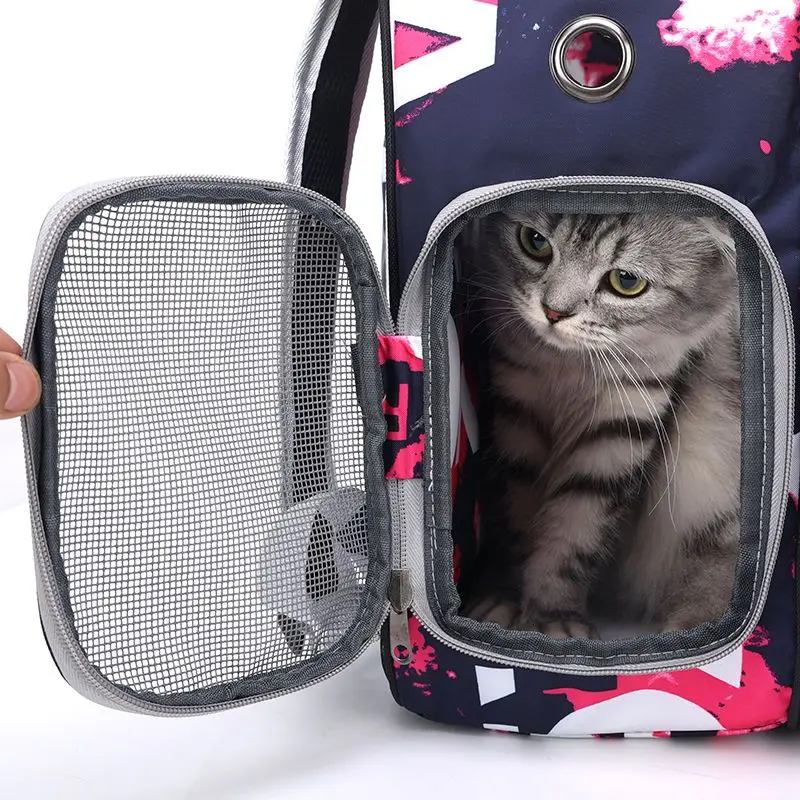 

Transparent Cat Bag Space Capsule Pet Out Backpack Pet Bag Breathable Out Backpack Shoulder Bag Cat Puppy Backpack Carrying