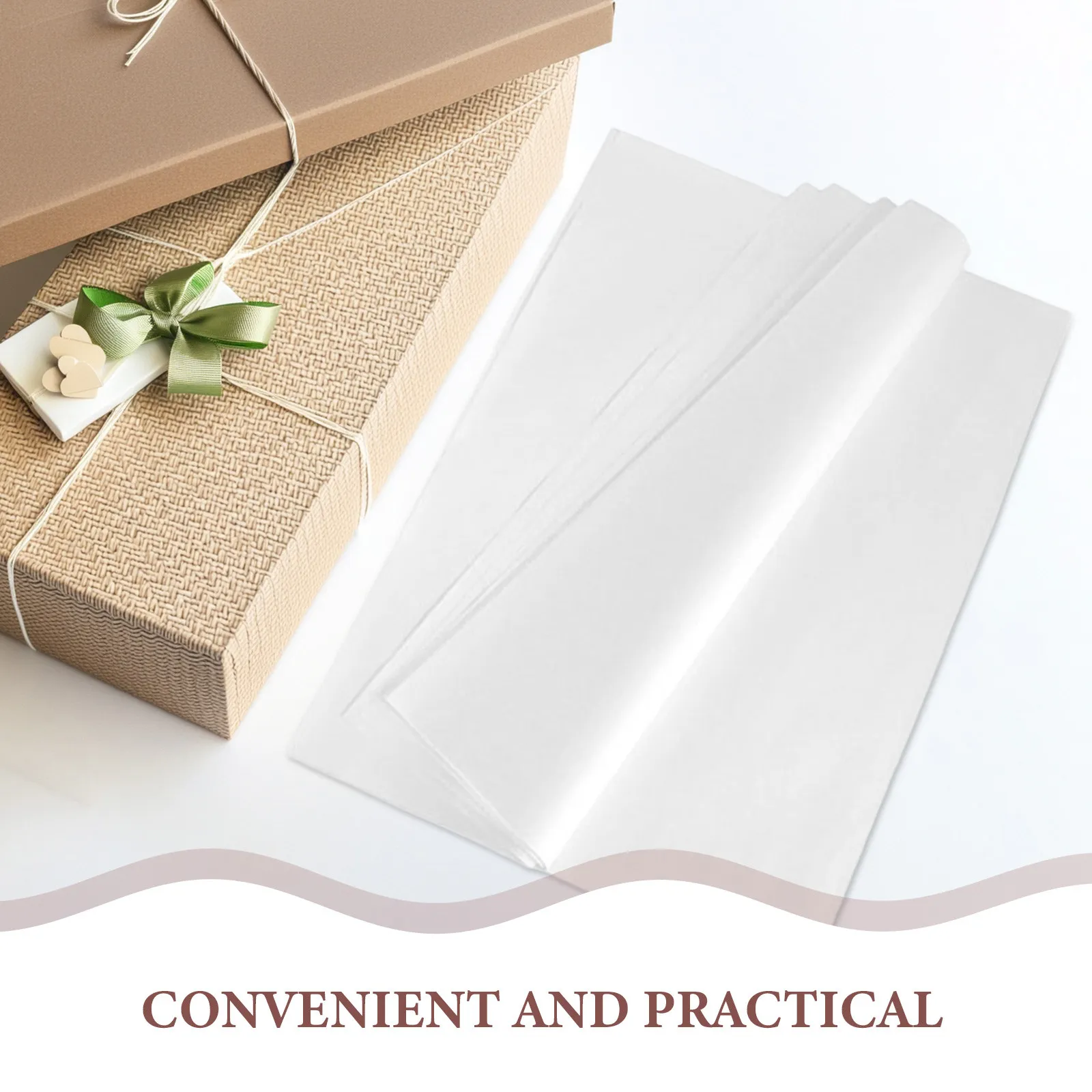400Pcs White Tissue Paper Thin Wrapping Sheets for Apparel Packaging Shoe Box Liner Fruit Protection Fragile Item Shipping