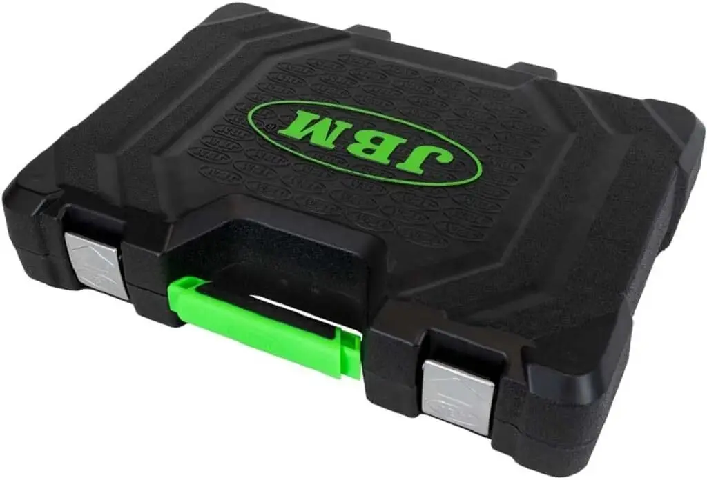 حافظة أدوات JBM 108-Piece مع مفاتيح سداسية من الساتان