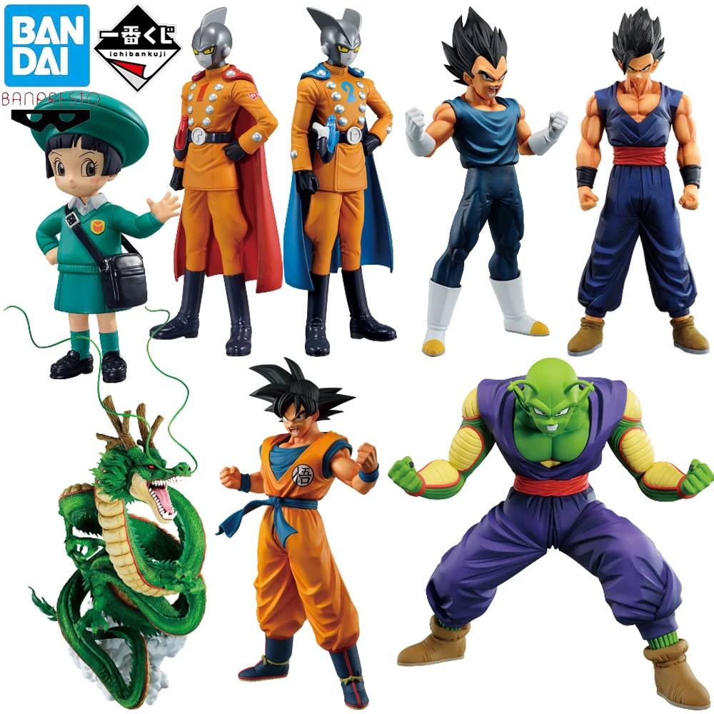 Banpresto-figura de superhéroe de Dragon Ball, Ichiban Kuji, Super Gamma 2, Son Goku, Piccolo, Shenron, modelo de Anime, muñecas de juguete, regalo Original