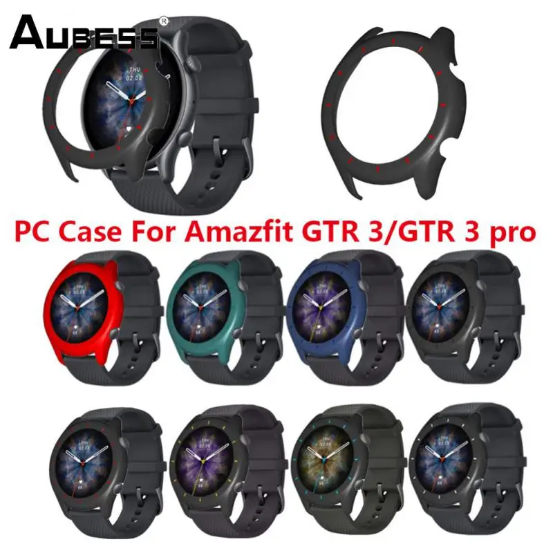 Protective Cover Drop-proof High Quality Two-color Silicone For Amazfit Gtr 3 Case Bumper Shell Dustproof Pc Protector