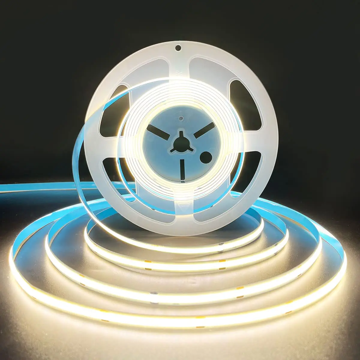 High Quality 5M Cob Led Strip Cri90 Free Cutting 12V 24V 3mm 5mm 8mm Self-adhesive Led Strip Light image 3