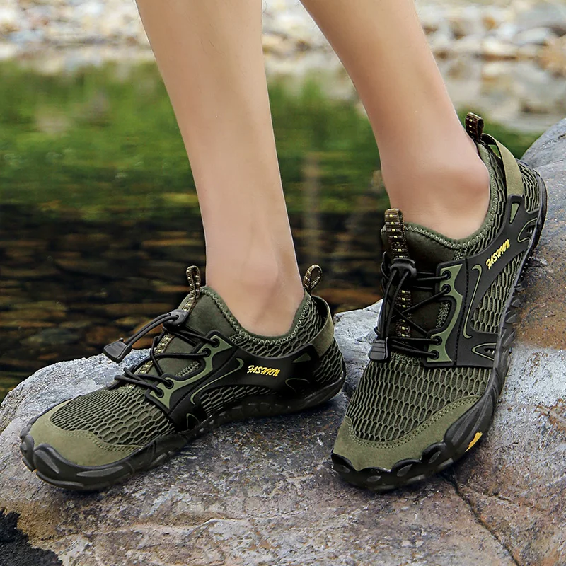 

Men Barefoot Aqua Shoes Women Water Shoes Man Fishing Wading Sneakers Quick Dry Hiking Boots Beach Shoes Non-slip Sport Sneaker
