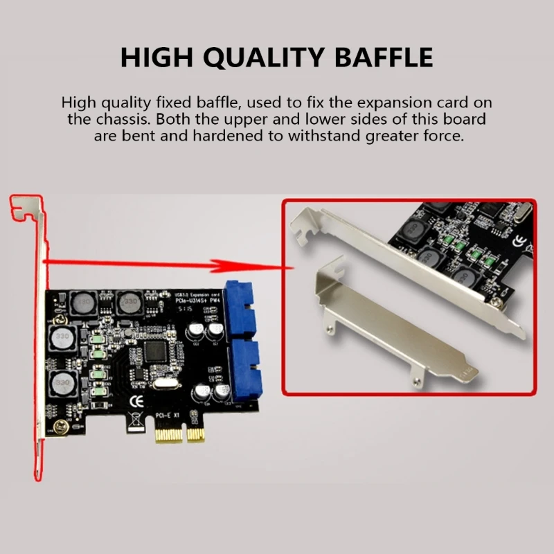 

4-портовый адаптер PCIE-USB для карты расширения USB-контроллер для настольного компьютера