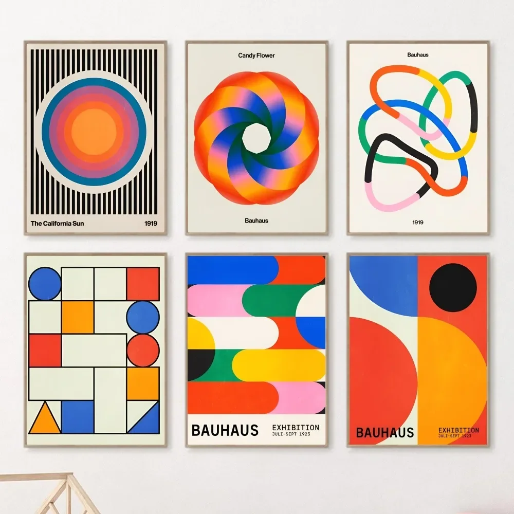 باوهاوس الطباعة الملصقات قماش لوحات الحديثة غرفة المعيشة المنزلي غرفة نوم بار مقهى الفن الديكور جدار الفن الهدايا #1