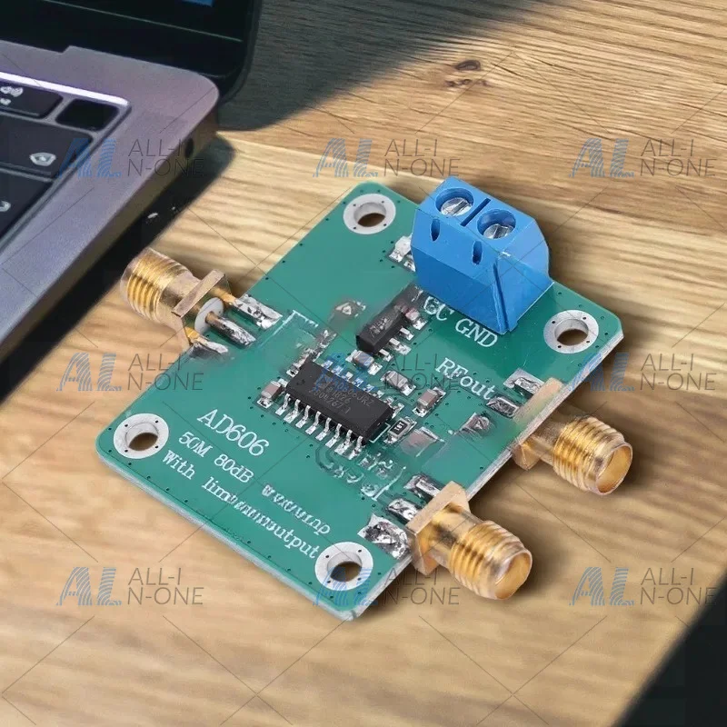 AD606 Log Amp Module -75dBm To +5dBm 80dB Logarithmic Detector Demodulation Logarithmic Amplifier for Signal Power Measuring