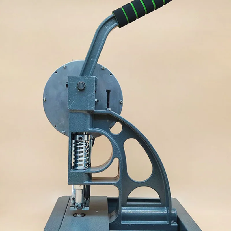 半自動ボタンホールマシンマンガン鋼リングレスボタンボタンマシンインクジェット布バナー