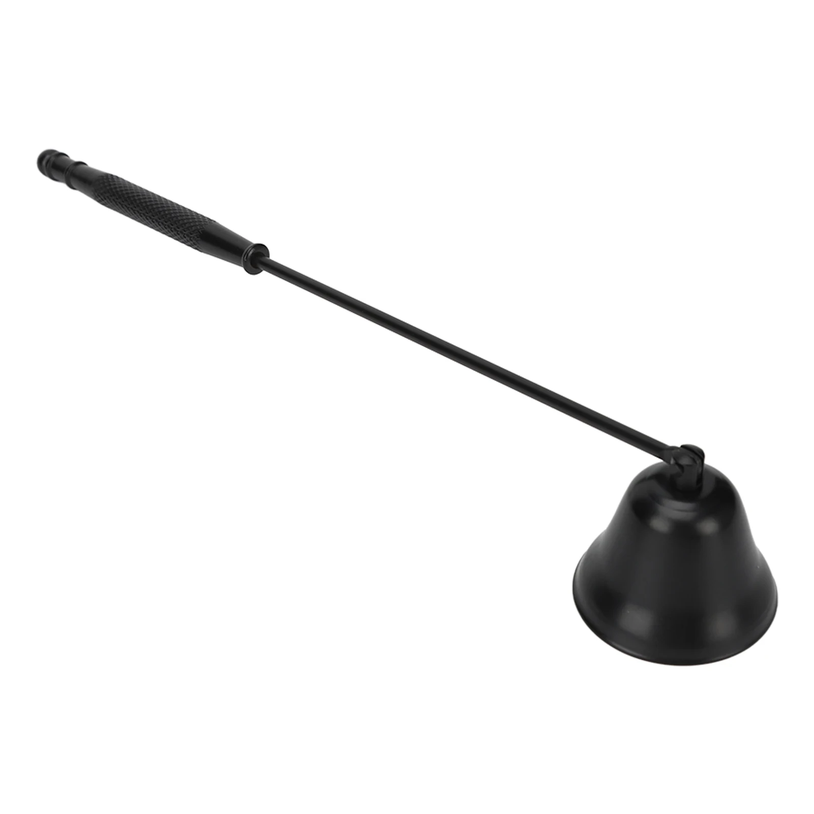 Pavio de vela Snuffer de aço inoxidável Pavio Chama Snuffer Extintor vintage com alça longa preto