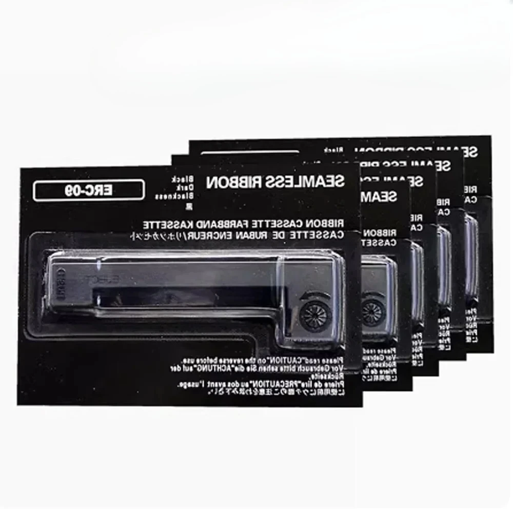 

5PCS Long life Seamless Ribbon for use in Fit For Epson M160 M180 M190 M191G M163 M164 M181 M182 ERC-09 ERC09 ERC09B