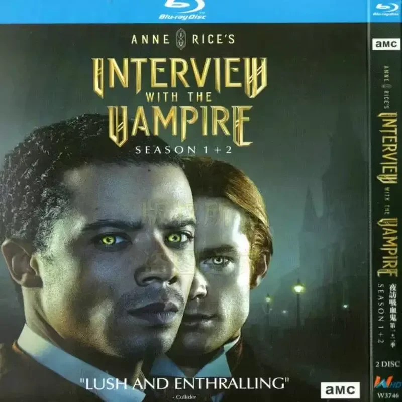 Night Interview Vampire Season 1 and 2 American TV Series BD Blu-ray High Definition 2 Disc