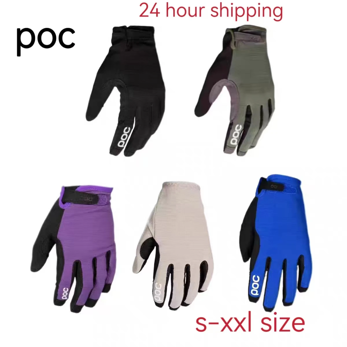 Poc 5 colour  Motorcycle Gloves, Off-Road, Downhill MTB, DH MX MTB, Riding Gear Protective Gloves 3