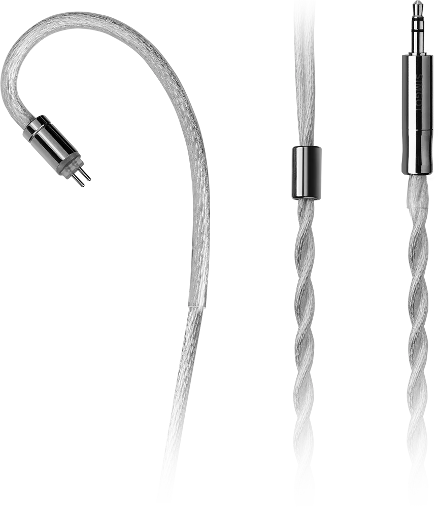 

SIMGOT LC7 OFC Silver Plated IEM Upgrade Cable Single 18AWG HiFi IEM Cable for In Ear Monitor Audiophile